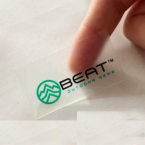 Label For Printing Soft Transparent TPU Label Custom