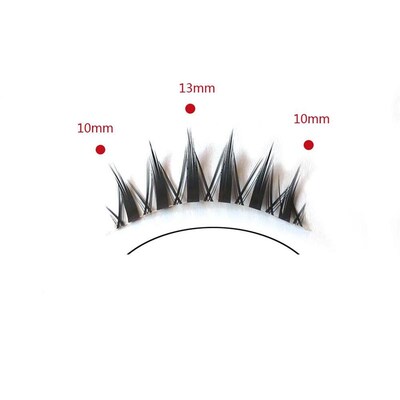 5 Pairs Natural Long Cat Eye False Eyelashes Cosplay Makeup