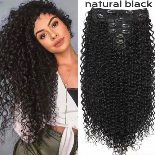 Wig Clip Hair 6-piece Set 26inch Hair Extensions African Flu