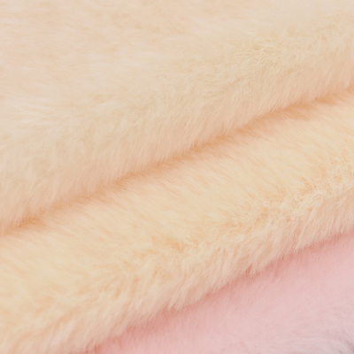 Solid Color Soft Artificial Fur A4 Fabric Patchwork Women Ba