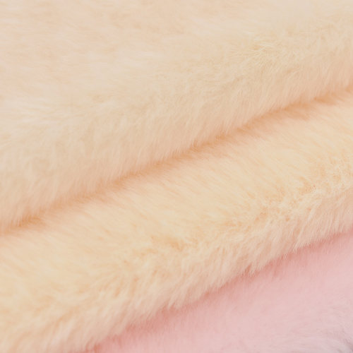 Solid Color Soft Artificial Fur A4 Fabric Patchwork Women Ba