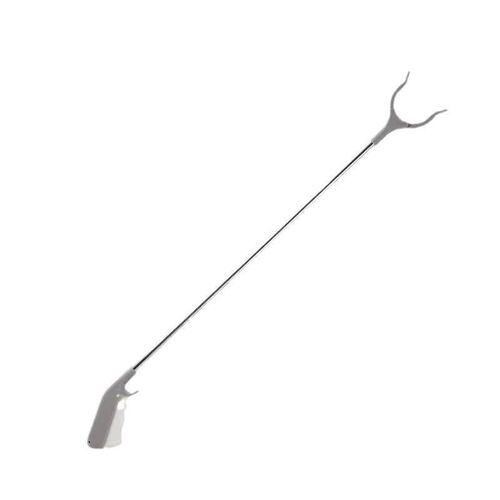 Pregnancy-friendly long-reach grabber for picking up items a
