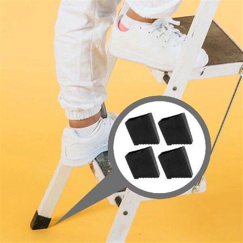 4 Pcs Furniture Leg Pads Ladder Foot Cover Accessories Caps