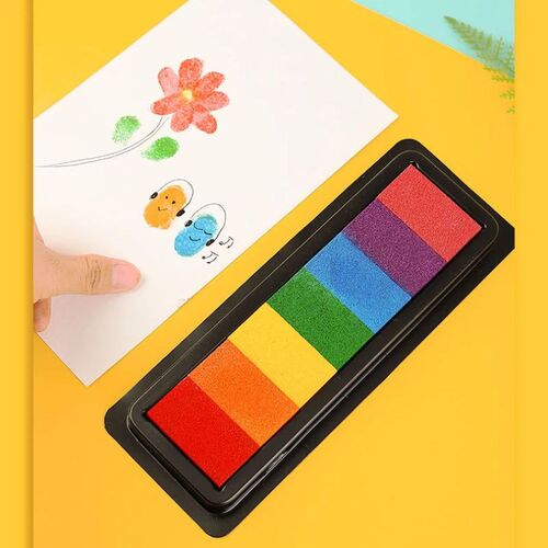 Kindergarten Creative Palm Finger Paint Ink Pad Diy Printing