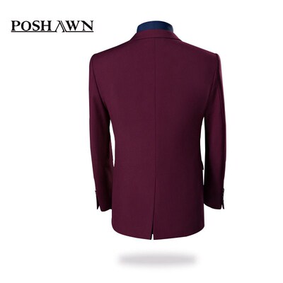 Mens Suit Fixture Slim-fit Small Suit Best Man Groom Weddin