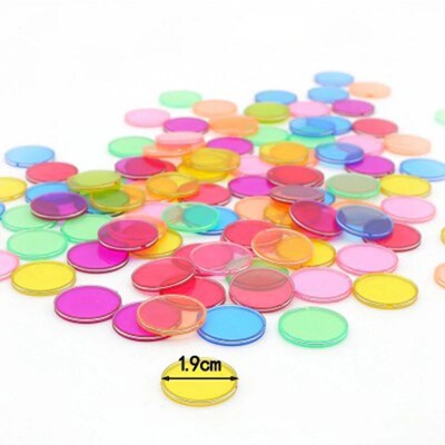 Montessori Magnetic Wands and Bingo Chips Games Color Counti