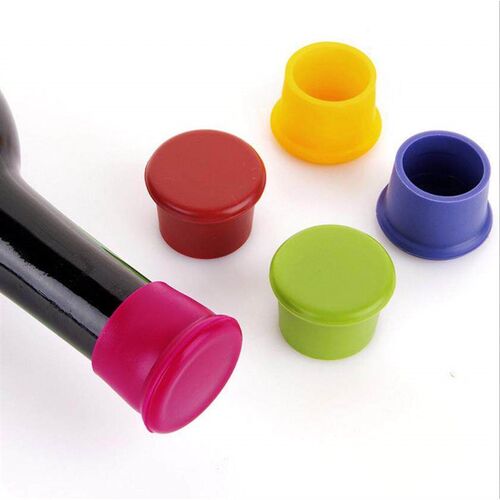 General Silicone Wine Bottle Cap, Home Sealing Plug, Creativ
