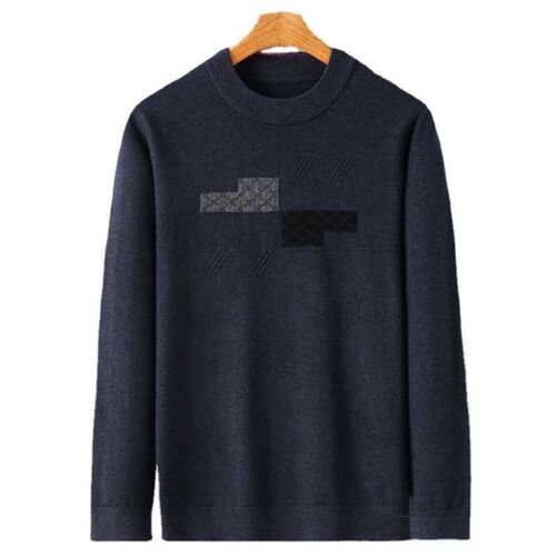With sheep wool sweater mens autumn and winter new base shi