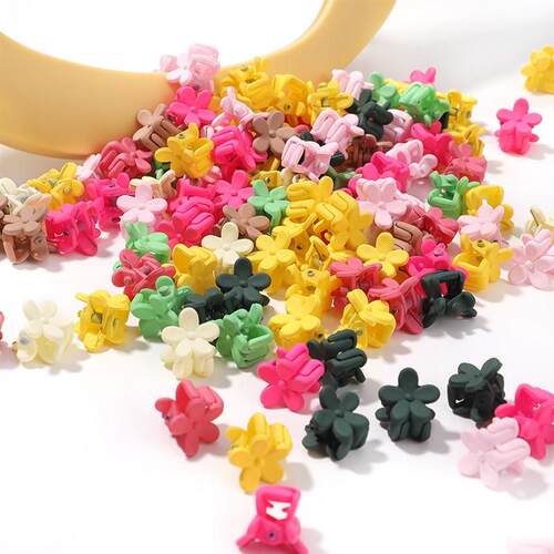 30/20/10Pcs/Lot Kawaii small Cute Hairclip Clamp Candy color