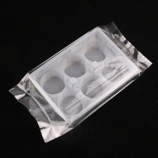 格汤包打包盒吸塑内托圆形一次性烧卖小笼包盒托盘点心青团包装