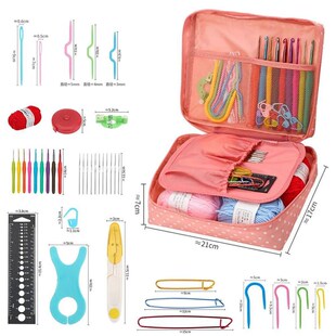 Crochet Kit Includes Yarns Crochet Hooks and More DIY Knitti