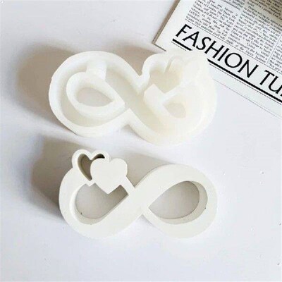 Heart Ribbon Vase Molds Silicone Mould Love Ribbon Flower