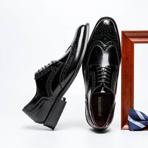 Business leather shoes for men Casual brogue 真皮男士皮鞋
