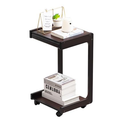 床边桌带滚可移动小桌子笔记本电脑桌沙发边几学生宿舍写字桌家用