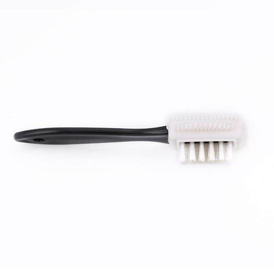 2pcs/set Leather Stain Cleaner Suede Shoe Brush  Side Clean