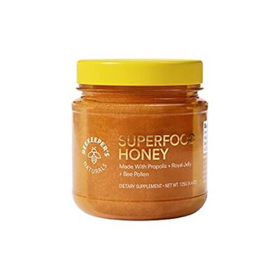 Superfood Honey by Beekeepers Naturals - Bee Pollen, Roy