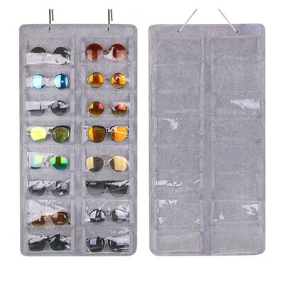 16 Slots Felt Eyeglasses Stand Holder for Sunglasses Glasses