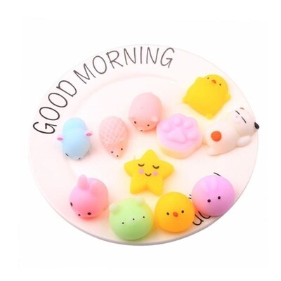 60 Pcs Squishies Mochi Anima Squishy Toys for Kids Party