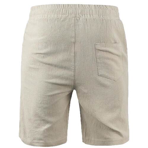 New Mens Cotton Linen Shorts Pants Male Summer Breathable S
