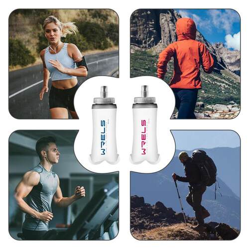 1pc New Large Caliber Soft Water Bottle Collapsible Convenie