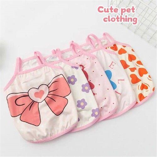 Summer Cute Pet Dog Clothes Breathable Comfortable Dog