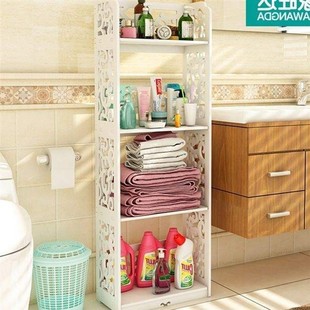 -bathroom shelf floor punching bathroom receive free corner