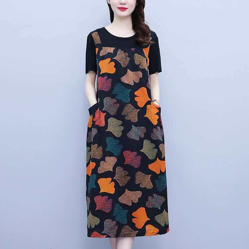 Chiffon All-round Large Size Womens Summer Fashion Western