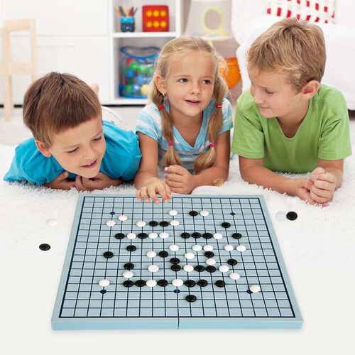 Childrens wooden educational toys folding game chess multi