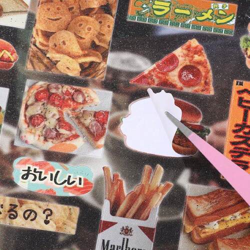 Mr. Paper,Japanese cuisine themed baking dessert stickers,sc