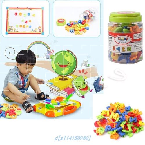 78PCs MAgNetiC Letters - NuMbers ALPhAbet CAPitAL - Lower CA