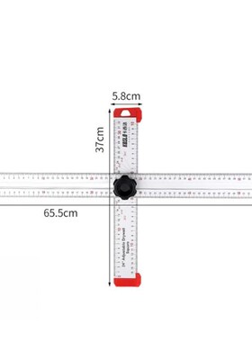 High Precision T-Square Protractor Round Head Rotary Angle R