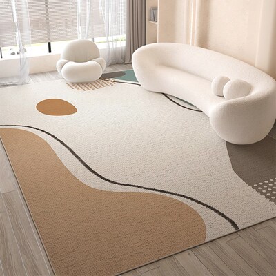 Fluffy Area Rugs for Bedroom Shaggy Floor Mat Carpet 地毯垫1
