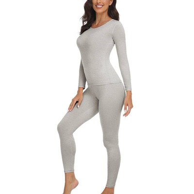 Thermal Underwear Set for Women Long Johns Base Layer Fleece
