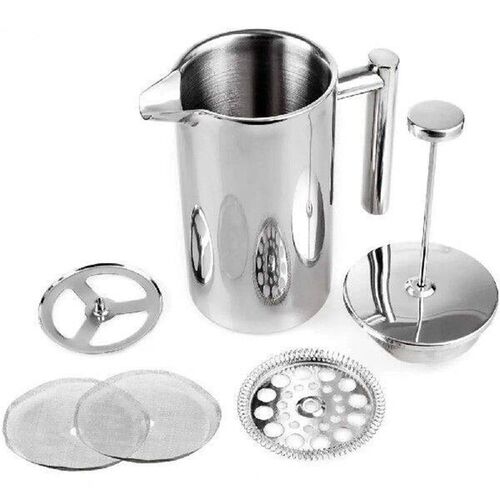 Insulated Coffee Press Pot Stainless Steel for Home Kitchen