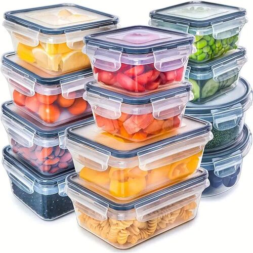 Kitchen Food Containers 12pcs-set,BPA FREE Lunch Box Sugar C