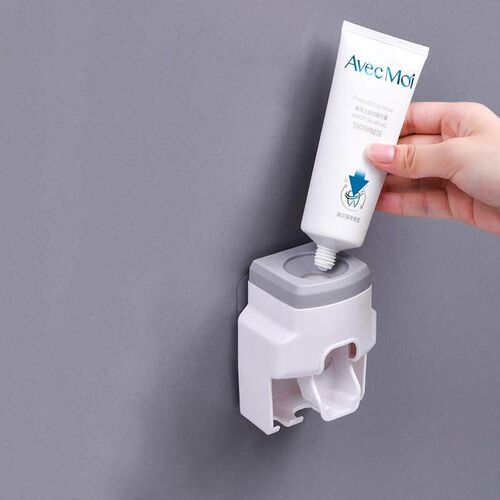 Automatic Toothpaste Dispenser Dust Proof Toothbrush Holder