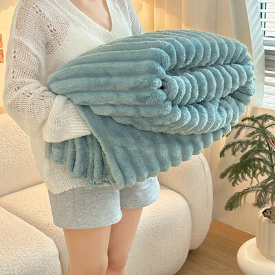 Blanket Soft Throw Blanket On Sofa Bed Plaids Adult Home Tex
