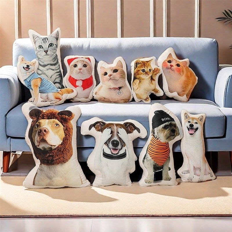 创意抱枕定制可印照片人形diy来图猫咪宠物玩偶真人公仔异形,居家布艺,靠垫/抱枕,淘宝优惠券,粉丝福利购,淘宝优惠卷