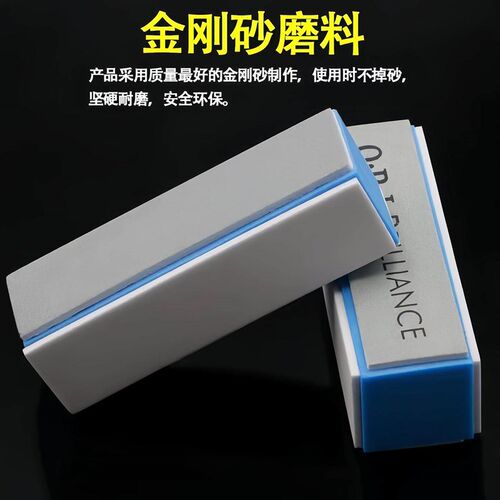 Dual-sided polishing sponge sandpaper block, mirror finish p
