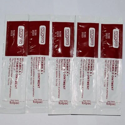 Fougera Vitamin A and D Tattoo Eyebrow Lip Repair Aftercare