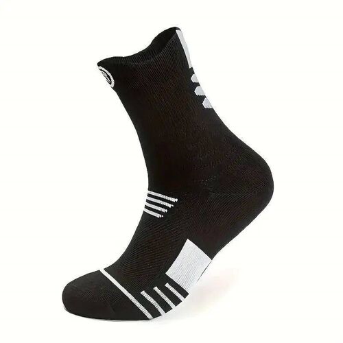3 Pair Men Comfort Fit Cuhion Performance Athletic Crew Soc