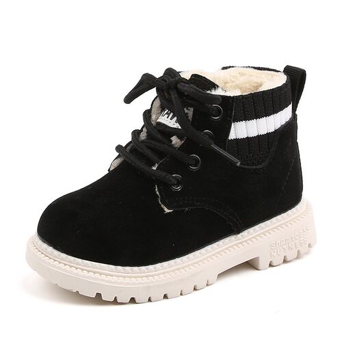Winter Kids Boots Boys CottonPadded Martin Boots Girls Retro