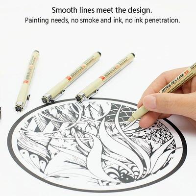 Pigment Liner Pigma Micron Ink Marker Pen 0.05 0.1 0.2 0.3 0