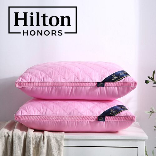 2 Pack Firm Support Bed Pillows for Back and Side Sleepers