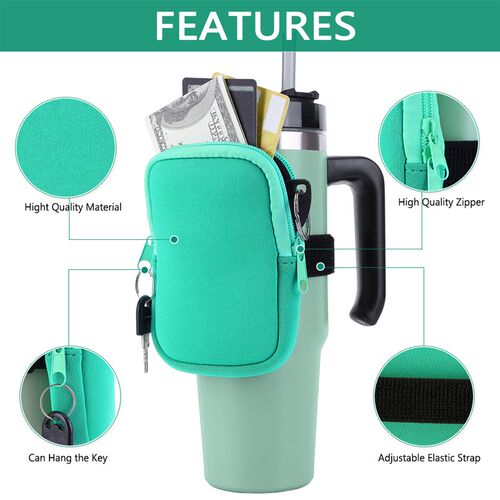 Water Bottle Pouch for For Stanley Cup 40oz/20oz/30oz Water