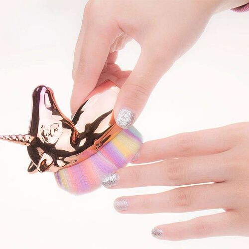 Unicorn Nail Dust Brush Nails Art Accessories Remove Manicur