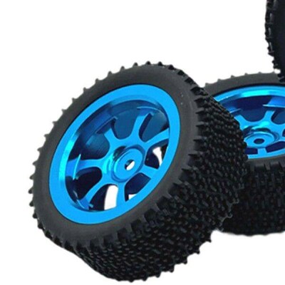 4Pcs RC Car Wheels and Tires Easy to Install with Hex Wheel