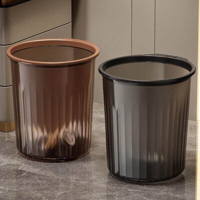 Light luxury gray transparent internet-famous style trash ca