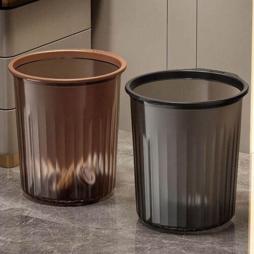 Light luxury gray transparent internet-famous style trash ca
