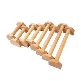 New1 Pair Parallettes Gymnastics Calisthenics Handstand Bar